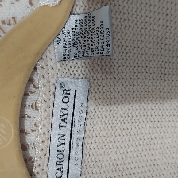 Carolyn Taylor cardigan sweater embroidery and beads vintage (InvW170) - Picture 2 of 11